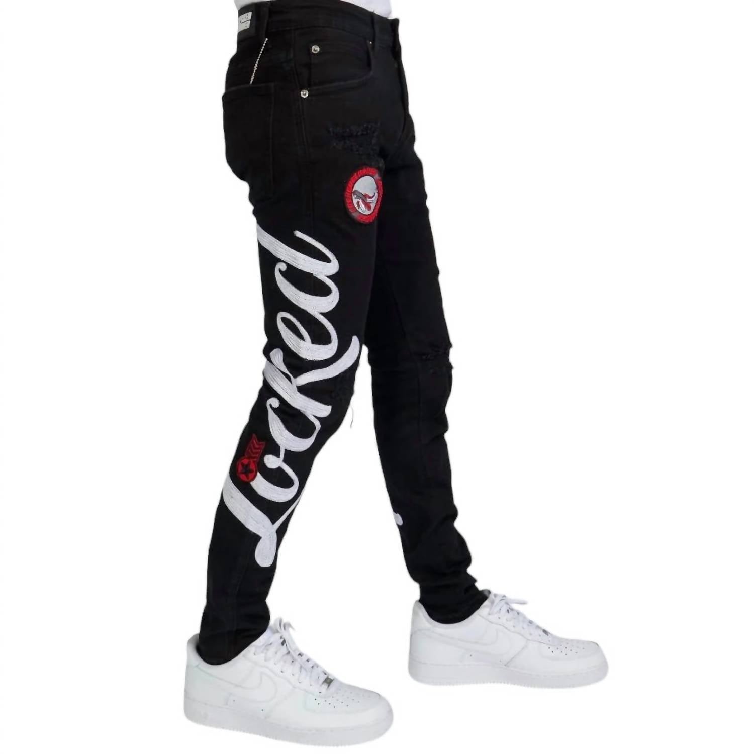 Locked + Loaded - Chain Stitch Denim Jean