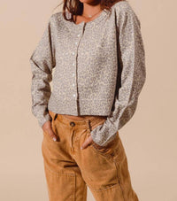 So Me - Vintage Leopard Cardigan