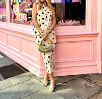 Aureum - Polka Dot Ruffle Vest
