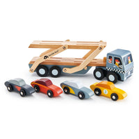 Tender Leaf Toys - Wooden Car Transporter