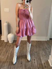 Gilli - Cherry On Top Bubble Hem Romper