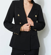 Ina Fashion - Finny Button Tailored Blazer