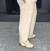 Before You Collection - Wide Leg Side Detail Pants