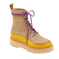 Ulla Johnson Women's Etna Boot in sand - women's shoe - detail view