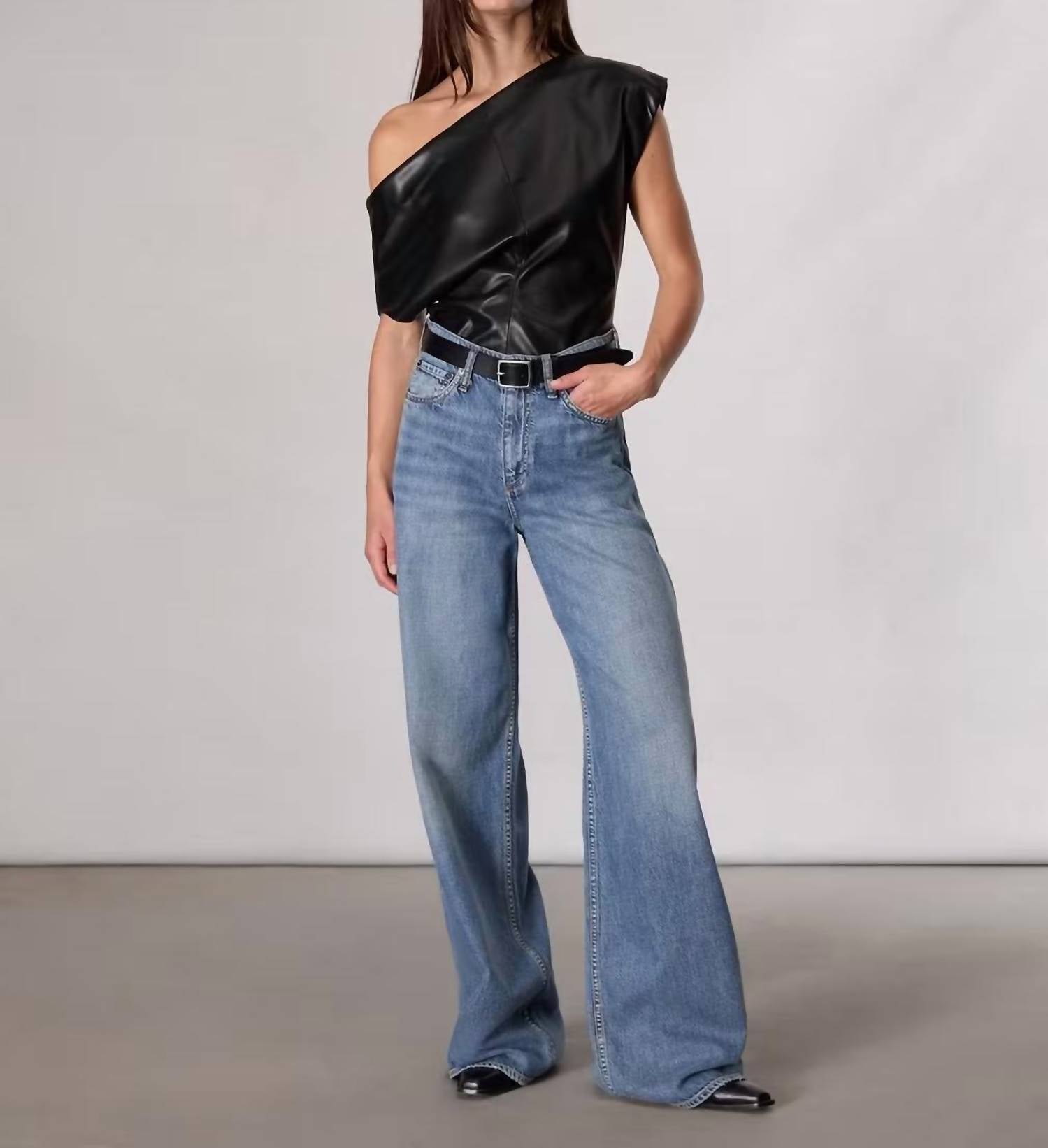 Rag & Bone - Featherweight Sofie Wide Leg Jeans