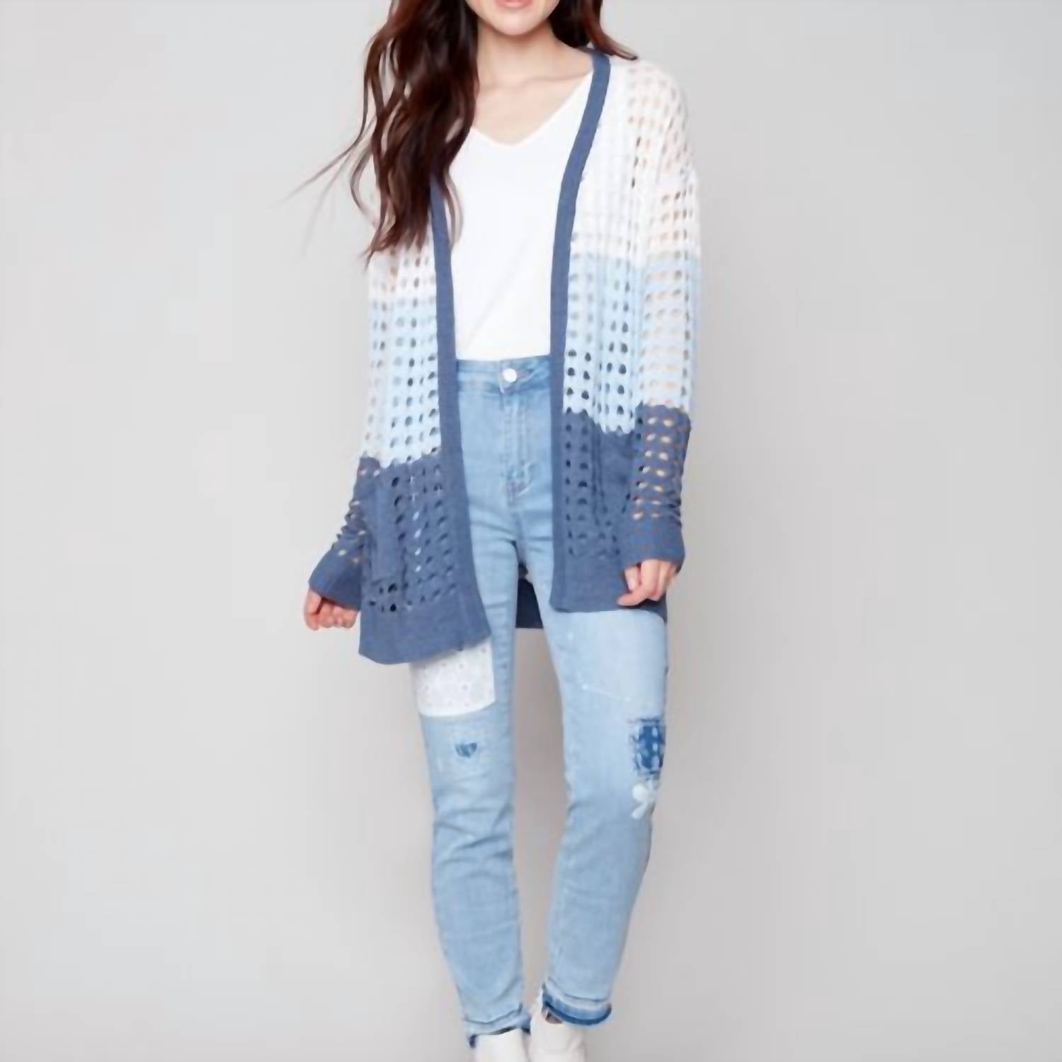 Charlie B - Fishnet Cardigan