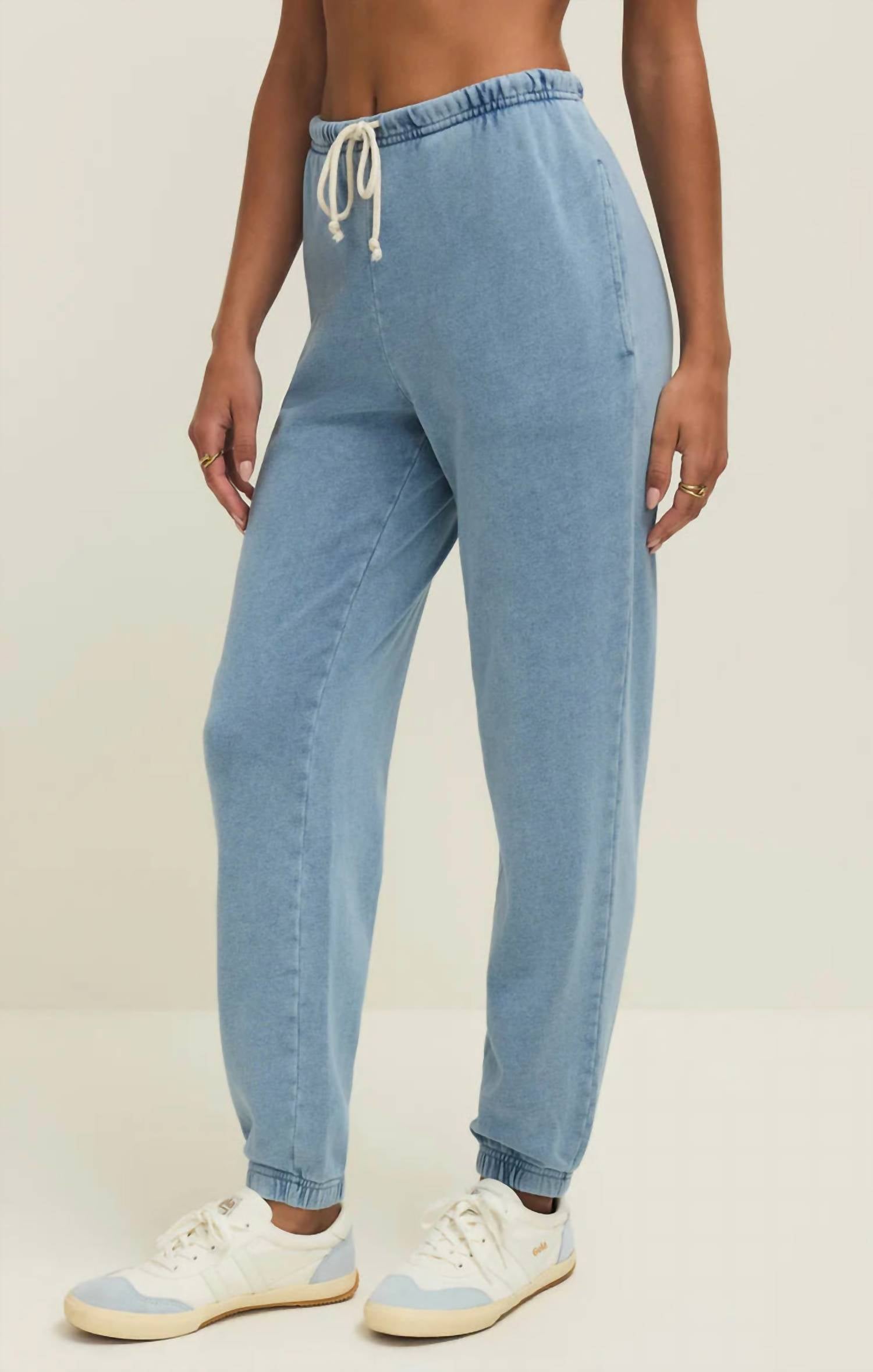 Z Supply - Downtown Knit Denim Jogger Pant