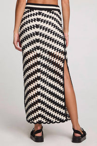 Saltwater Luxe - Suzi High Slit Midi Skirt