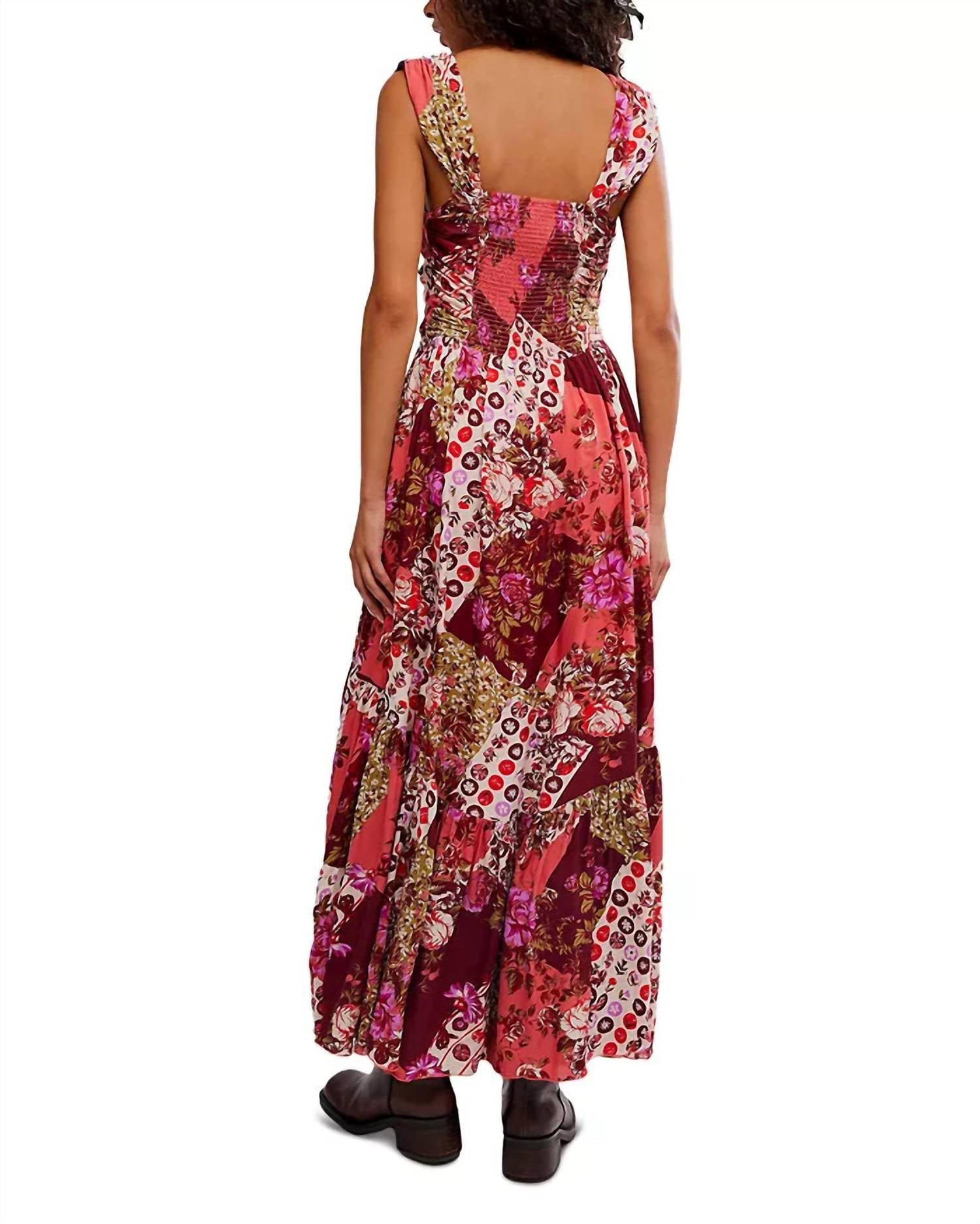Free People - Sasha Floral Mesh Maxi Dress