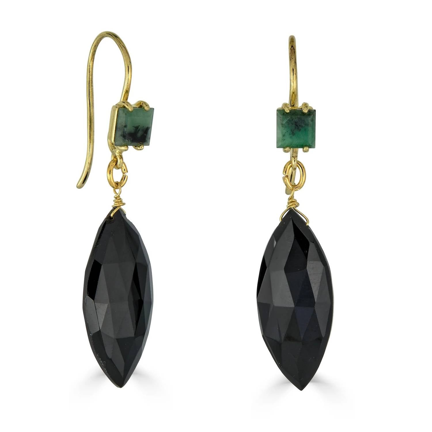 Rachel Reinhardt - Women's Spinel Emerald Accent Earrings