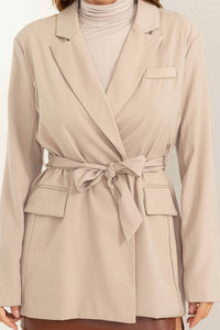 Hyfve - All-access Tie Belted Blazer