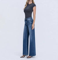 Vervet By Flying Monkey - Nicest High Rise Seamless Waistband Wide Leg Jeans