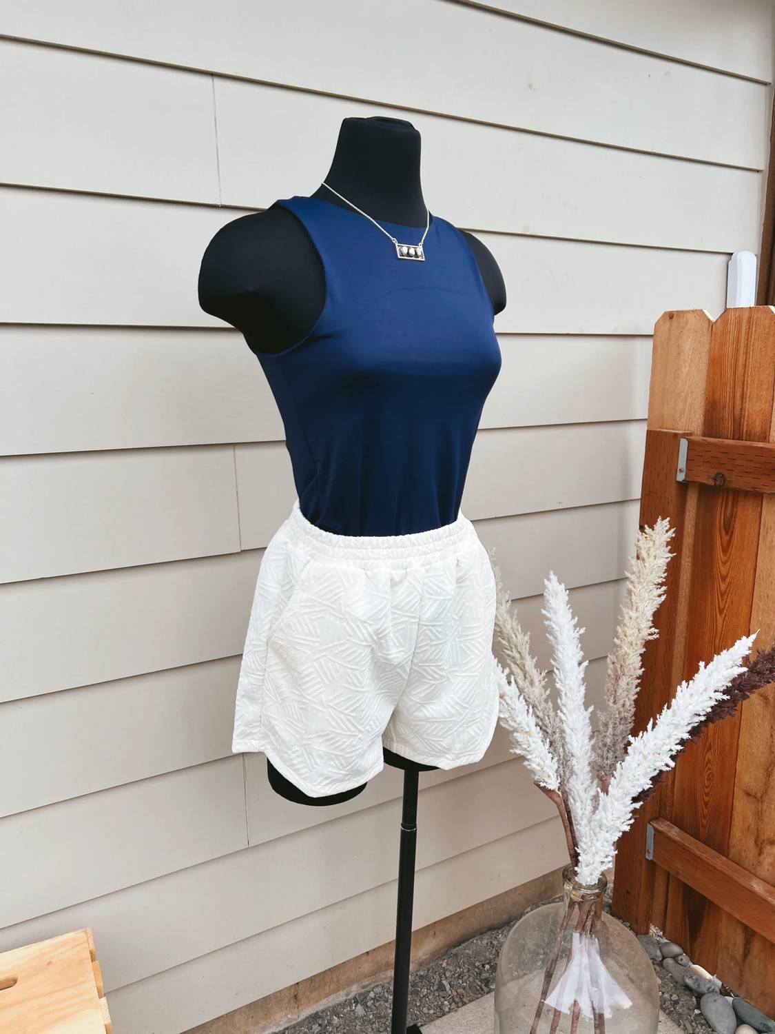 She + Sky - Women's Sleeveless Crewneck Bodysuit