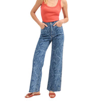 Veronica Beard - Taylor Paisley Printed Wide-leg Jeans