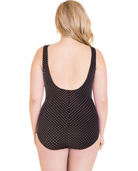 Miraclesuit - Oceanus One Piece In Pin Point Swimsuit - Plus