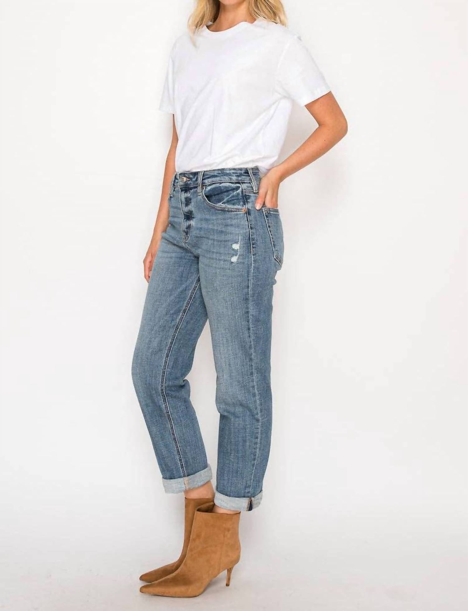 Artemis Vintage - High Rise Modern Boyfriend Jeans