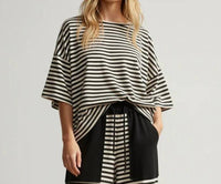 Sewn And Seen - Striped Knit Lounge Set