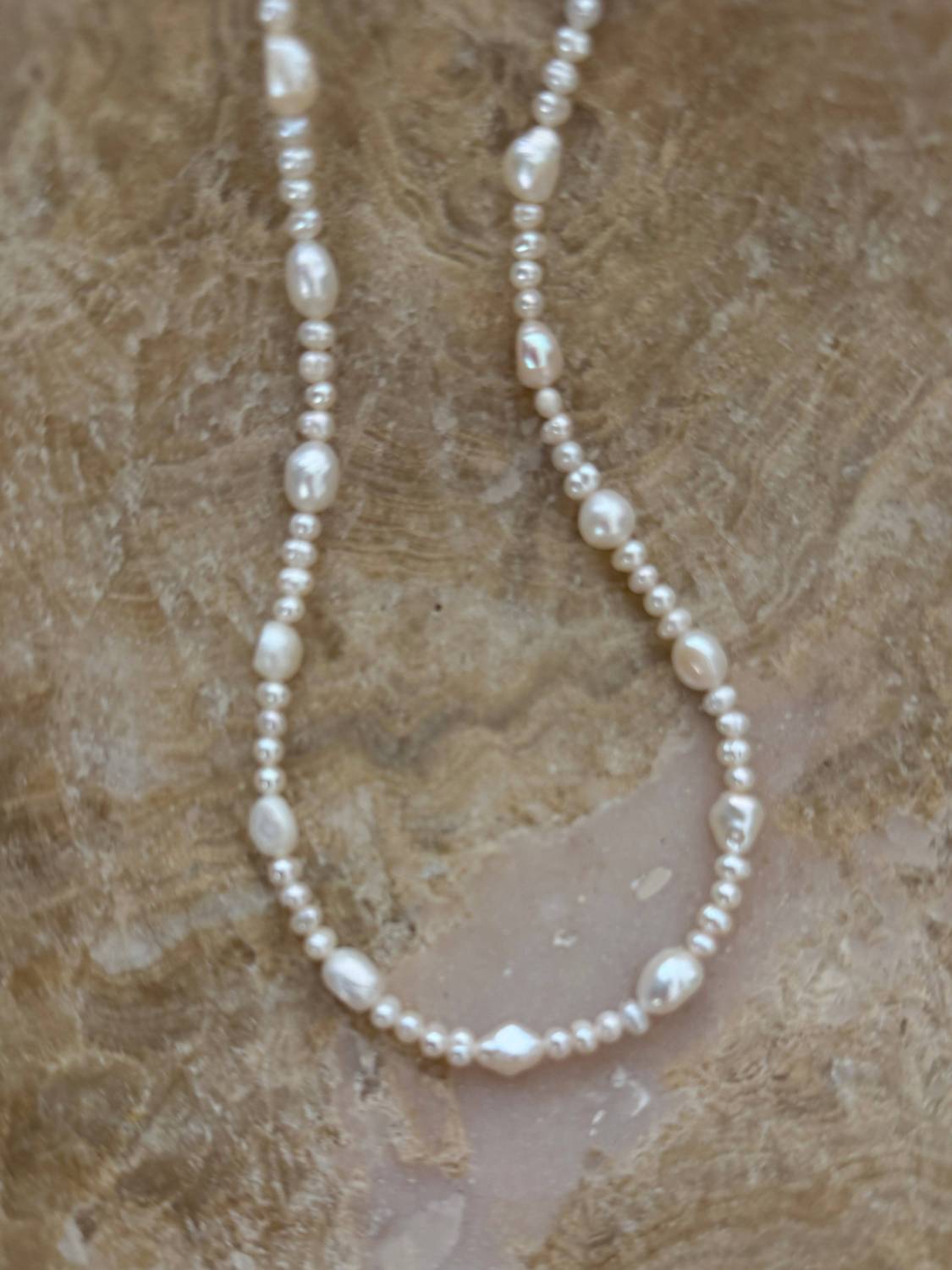 Chansuttpearls Women's Arianna Necklace in white - women's jewelry - alternate view