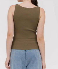 Nyland - Sigi Boat Neck Sleeveless Sweater Top