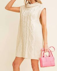 Cloud Ten - Quinn Sleeveless Sweater Dress