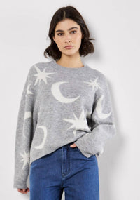 Apricot - Constellation Long Sleeve Sweater