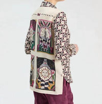Vilagallo - Isa Sol Geo Print Shirt