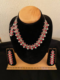 Donna Vinci - Women's J179 Necklace And Earrings Jewelry Set