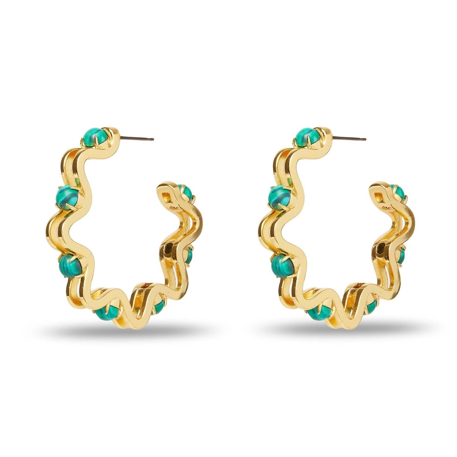 Lele Sadoughi - Women's Caterpillar Hoop Earring