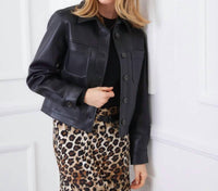 Karen Kane - Faux Crop Jacket