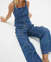 Lna - Jordyn Denim Top