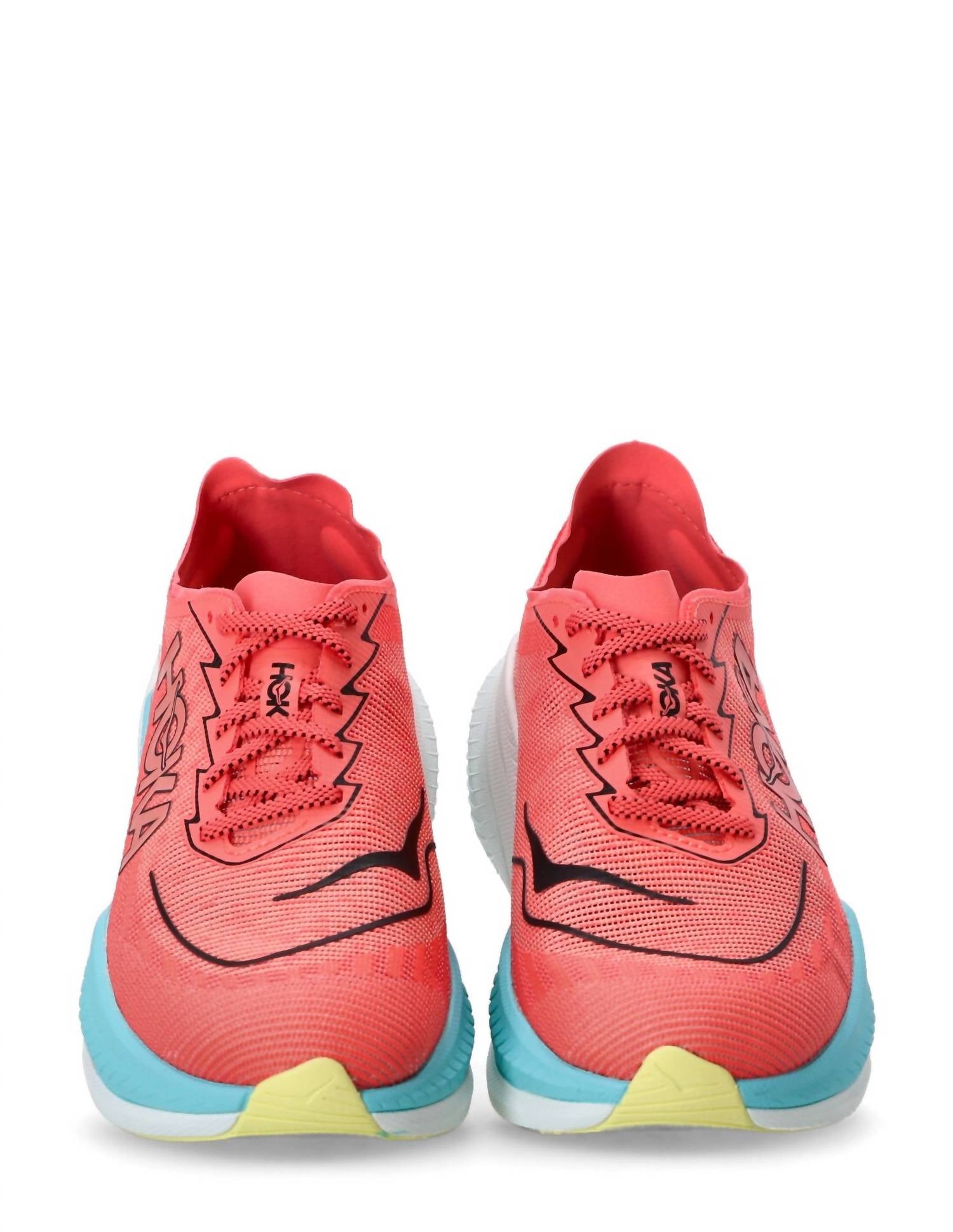 Hoka Men's Mach X 2 Racing Shoes in grapefruit electric coral - men's shoe - view 5