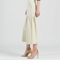 Clara Sunwoo - Cropped Pleated Gaucho Pants