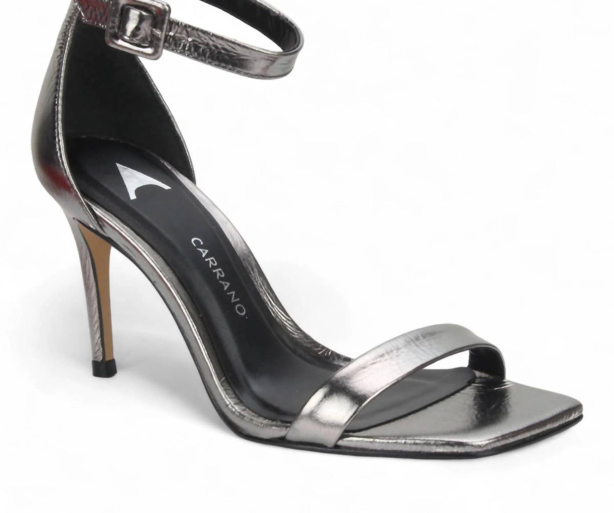 Carrano - Women's Leather Metallic Sandals