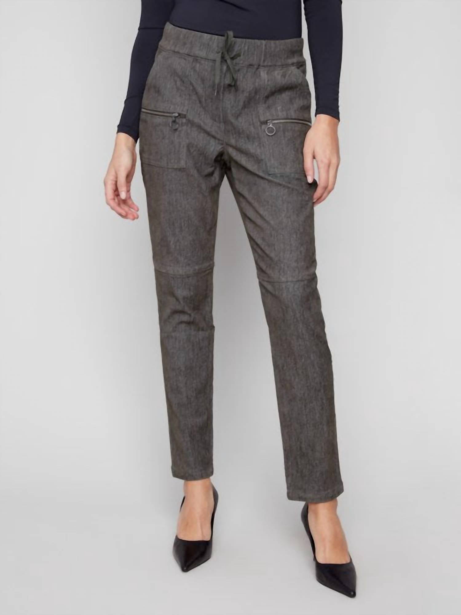 Charlie B - Pull On Baby Corduroy Jogger Pants With Zip Pockets