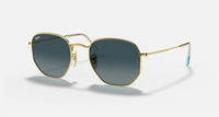 Ray Ban - Hexagonal Flat Lens Medium Non Polarized Sunglasses Rb3548n 91233m