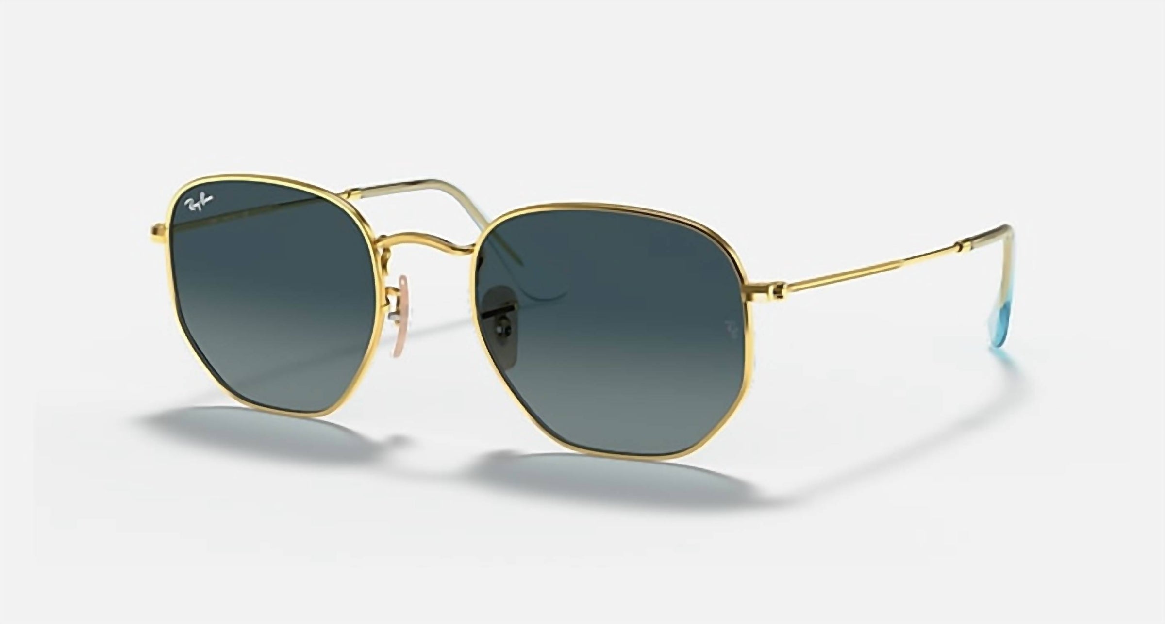 Ray Ban - Hexagonal Flat Lens Medium Non Polarized Sunglasses Rb3548n 91233m