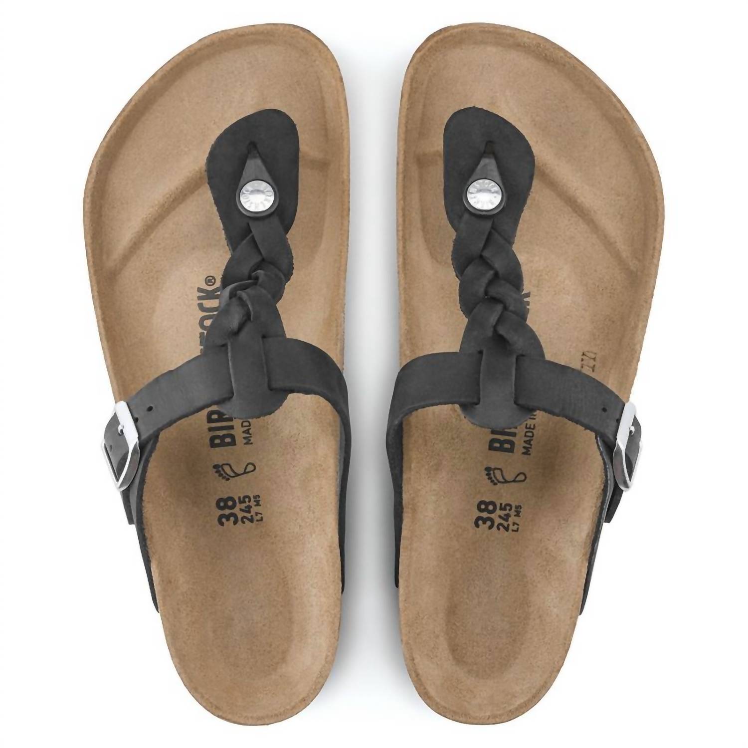 Birkenstock - Women's Gizeh Braid Oiled Leather Sandal
