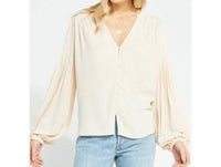 Gentle Fawn Rosemarin Rayon Crepe Blouse in rosewater - women's blouse