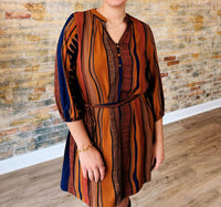 Umgee - Sarah Button Mini Dress
