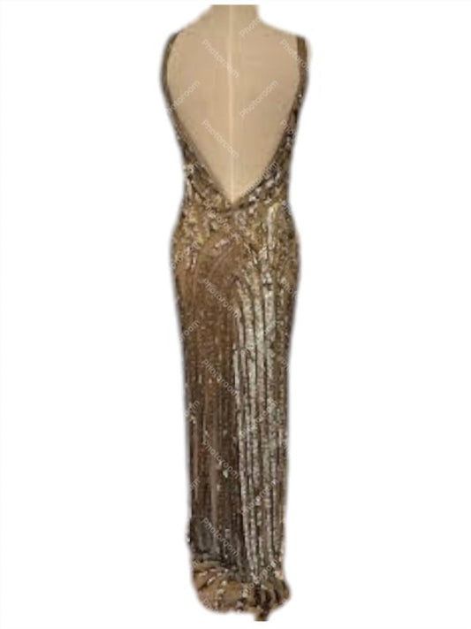 Alberto Makali - Full Beaded Gown