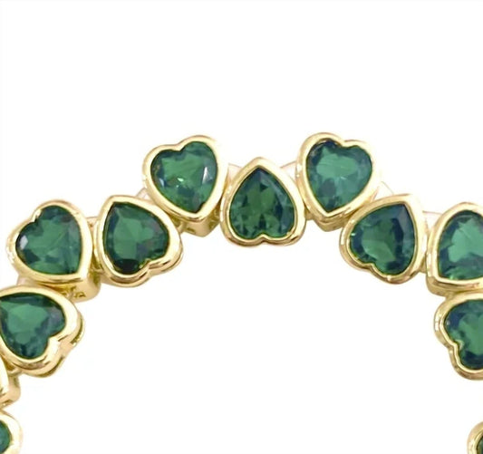 Gemelli - Women's Heart Stretch Bracelet