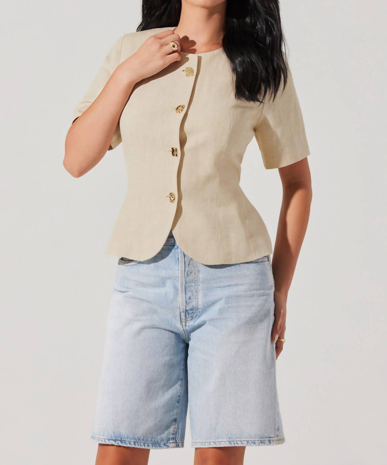 Astr - Saige Linen Jacket