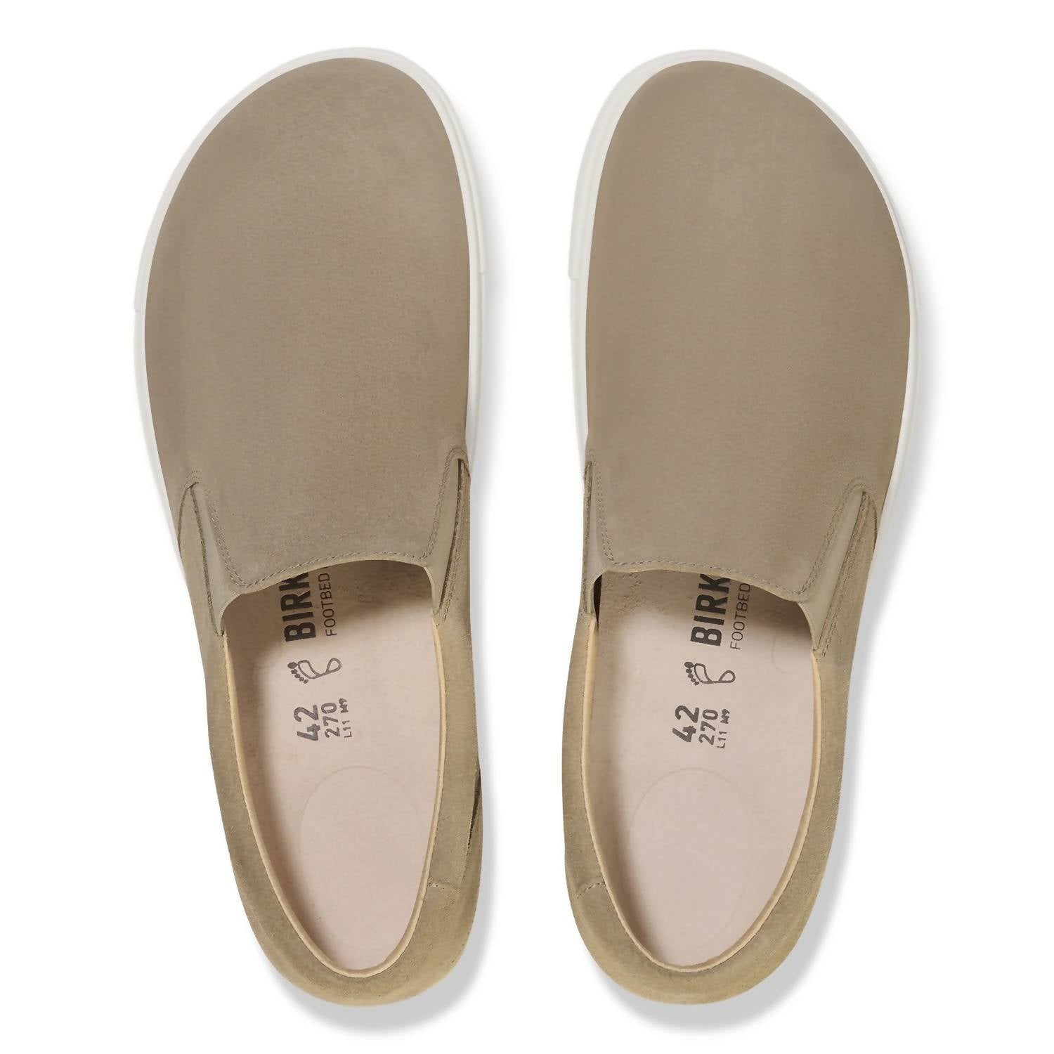 BIRKENSTOCK Women's Oswego Loafer - Narrow in beige taupe - women's flats - alternate view