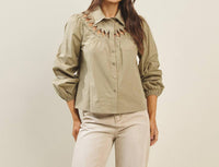 Able - Gretchen Cutwork Blouse