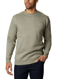 Columbia Hart Mountain Ii Crew Top in stone green heather - men's long sleeve top