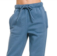 Zenana - Cozy Fleece Jogger Pants