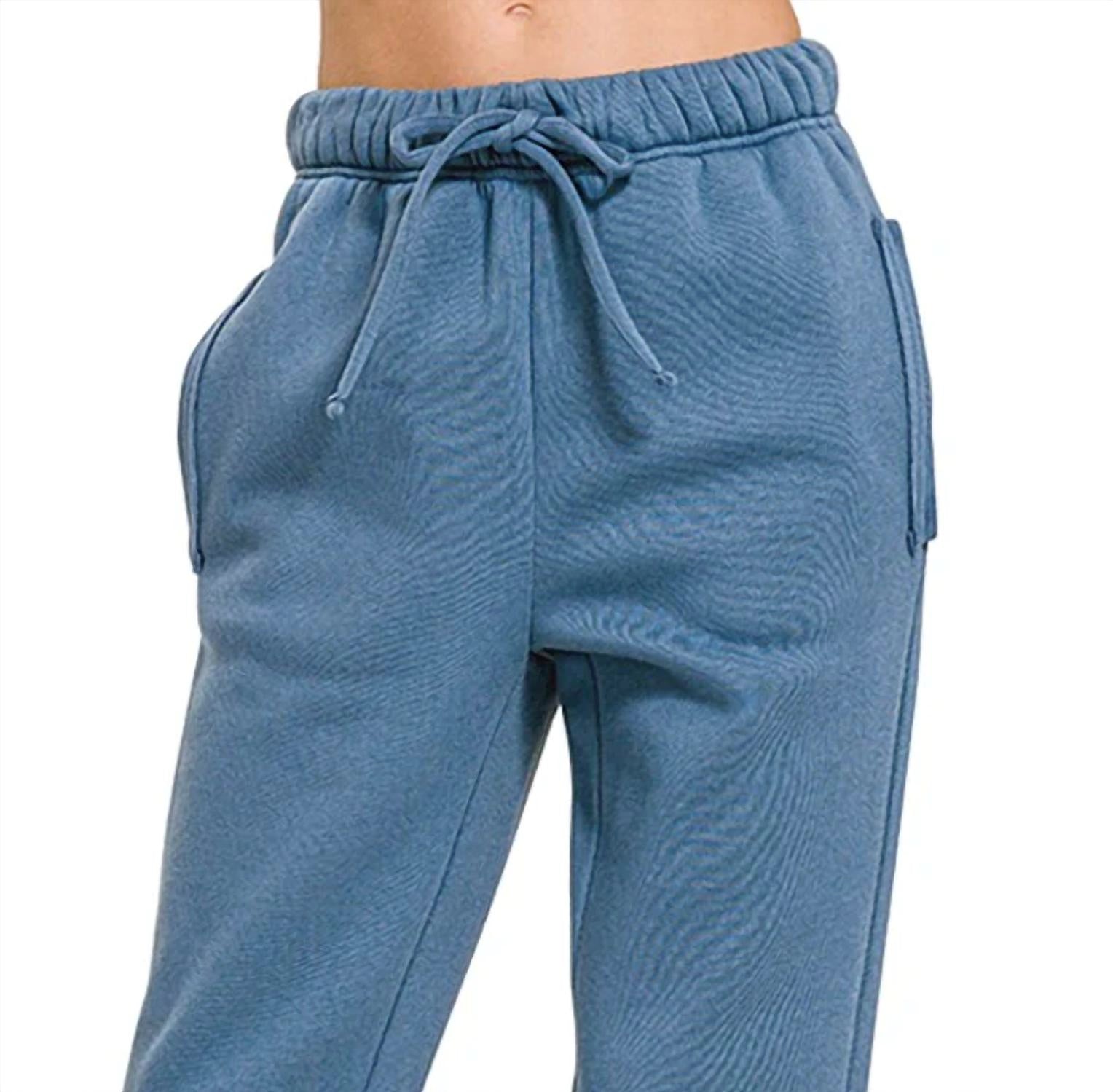Zenana - Cozy Fleece Jogger Pants