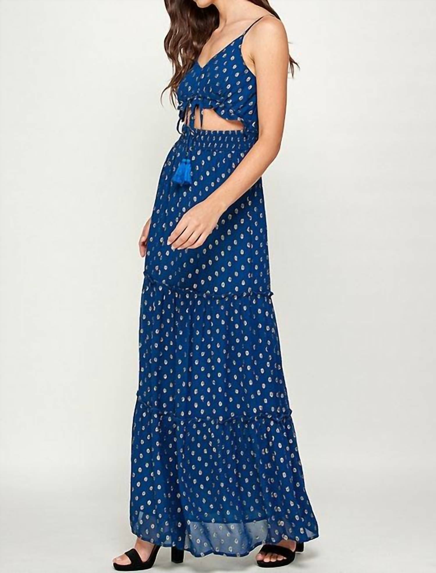 En Creme - Cut Out Maxi Dress