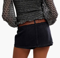Free People Dottie Printed Long Sleeve Top in black combo - women's long sleeve top - view 4