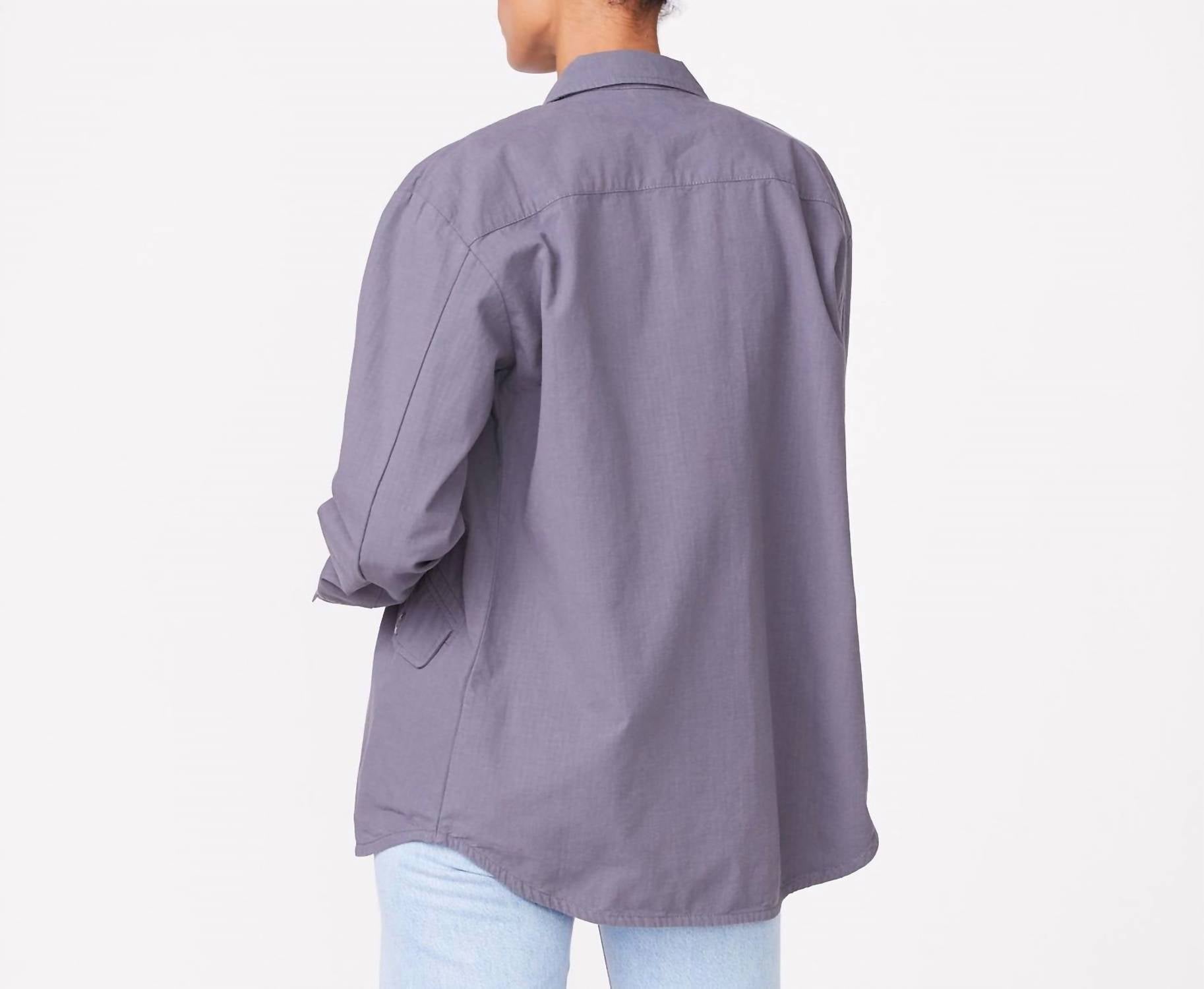 Monrow - Women's Vintage Shirt Jacket